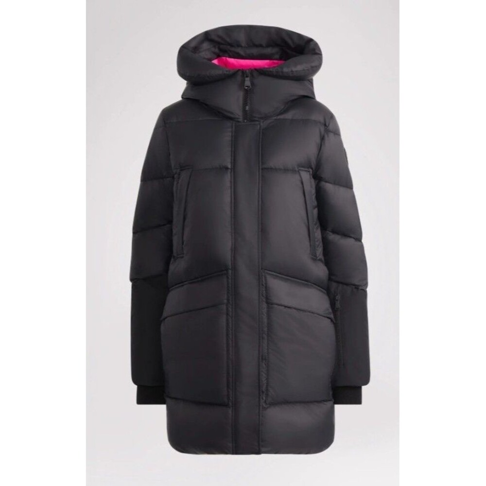 Pajar Canada Heirani Parka Women’s S Black Hot Pink Lining -20C NWT $549